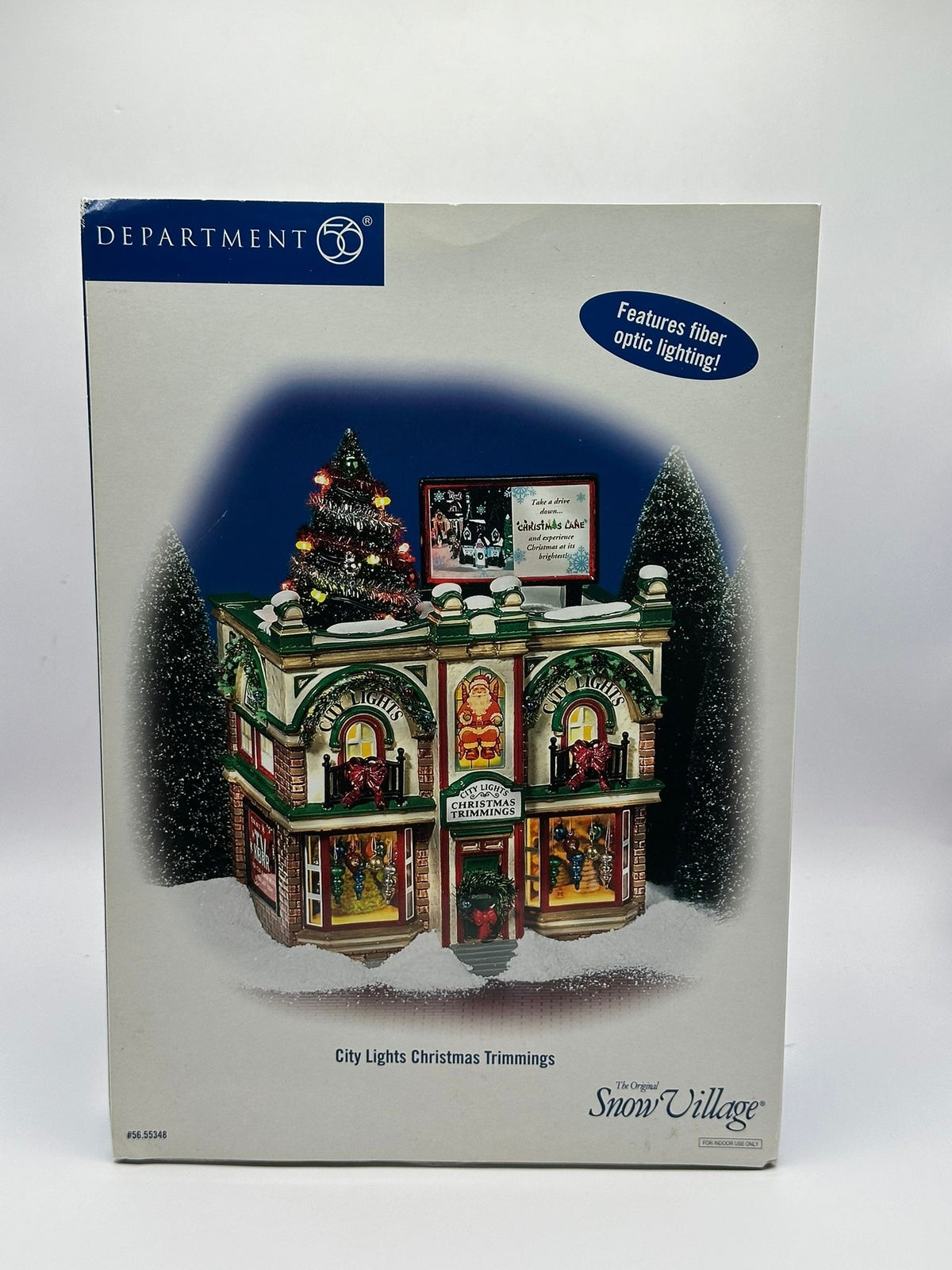 Department 56 - City Lights Christmas Trimmings - Original Snow Village