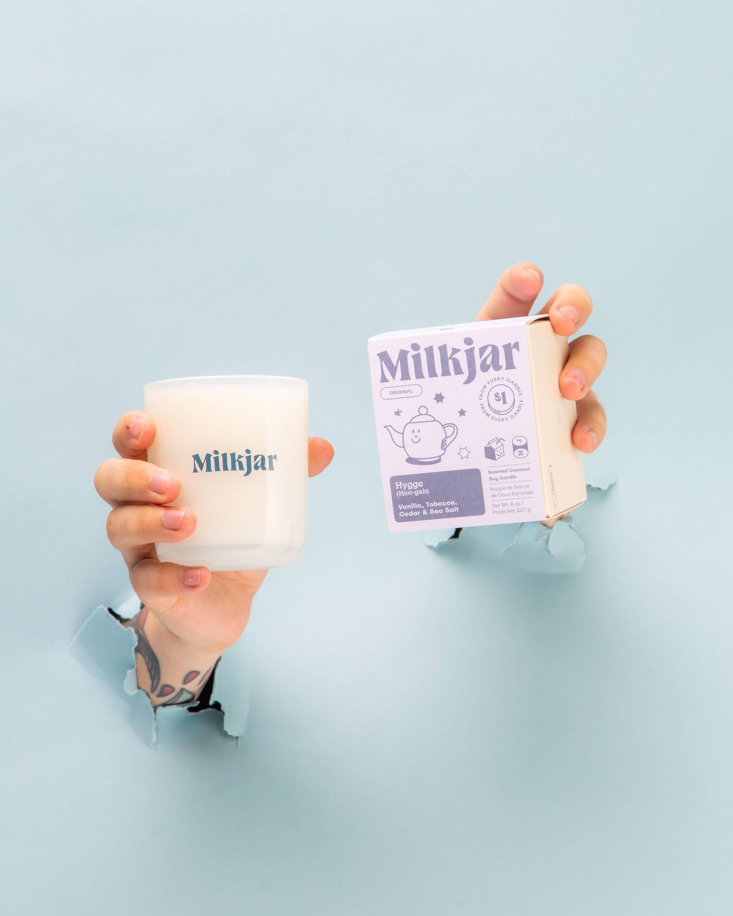 Milk Jar - Hygge - Candle