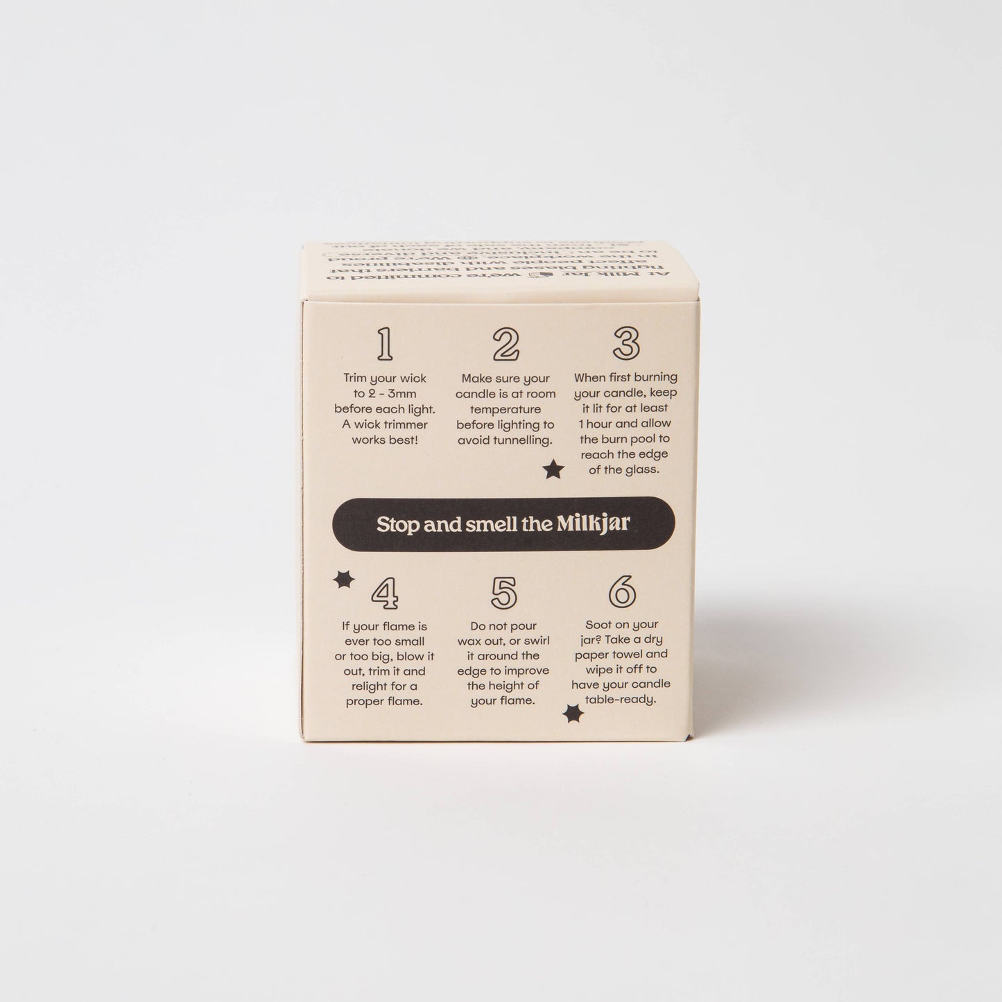 Milk Jar - Dandy - Candle