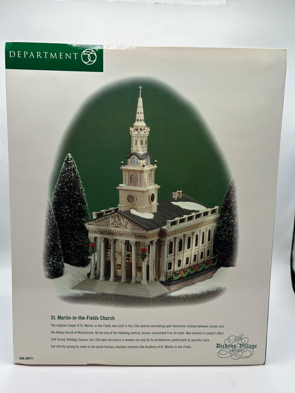 Department 56 - St. Martin-in-the-Fields Church - Dickens' Village