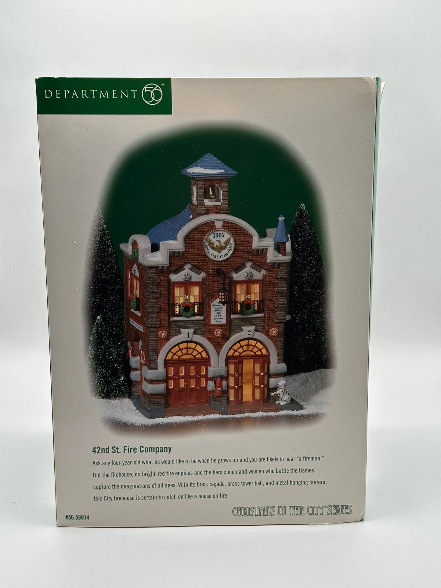 Department 56 - 42nd St. Fire Company - Christmas in the City