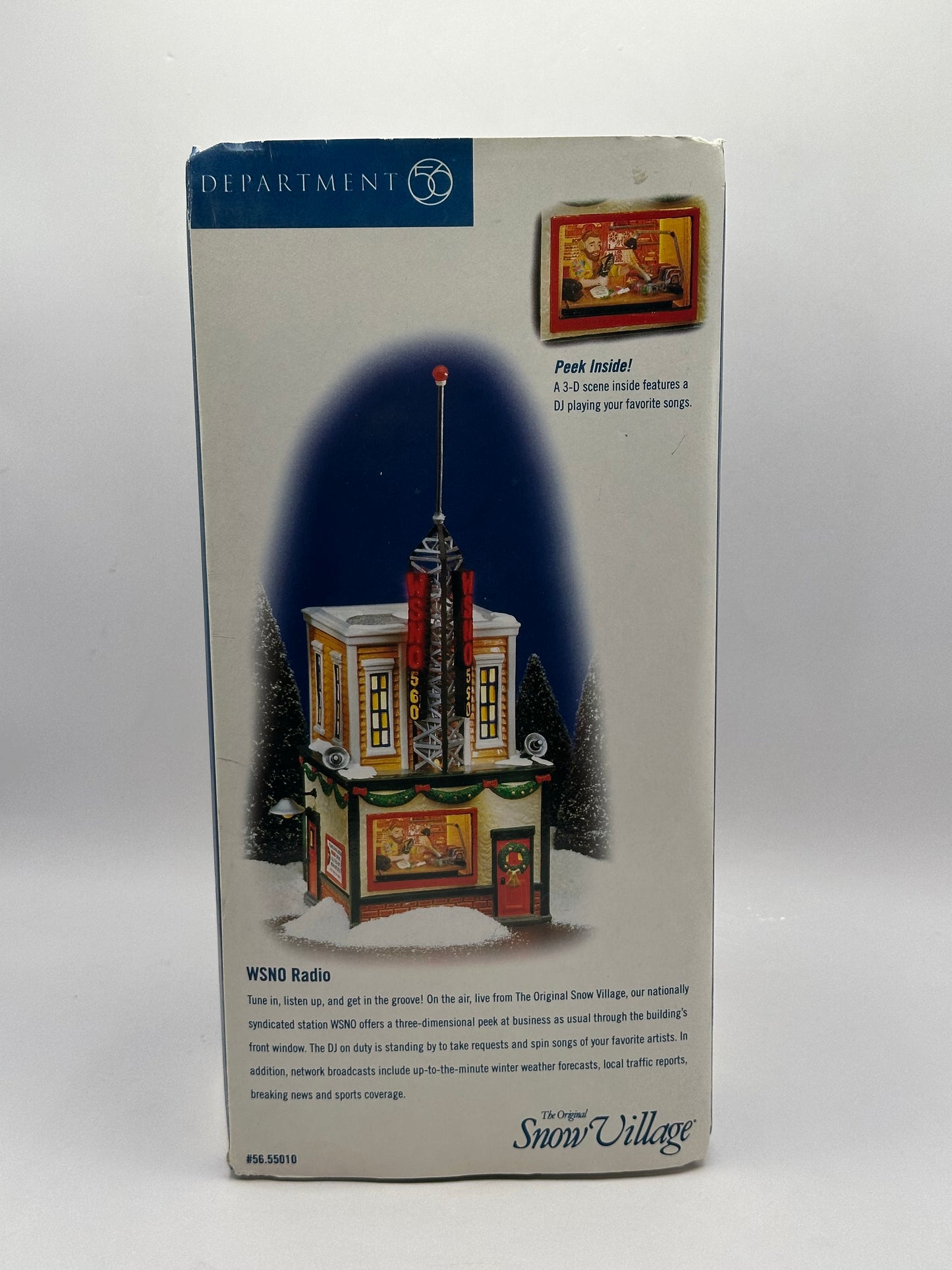 Department 56 - WSNO Radio - Original Snow Village
