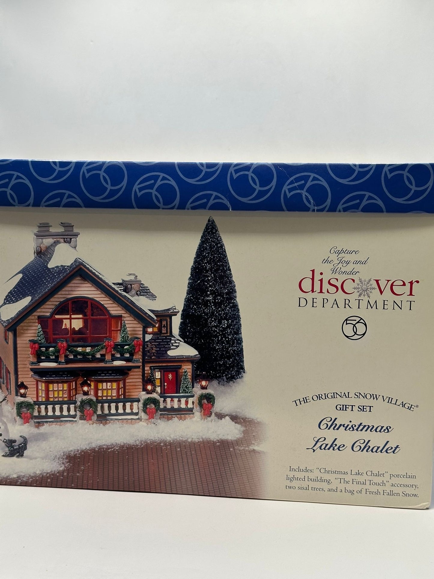 Department 56 - Christmas Lake Chalet - Original Snow Village