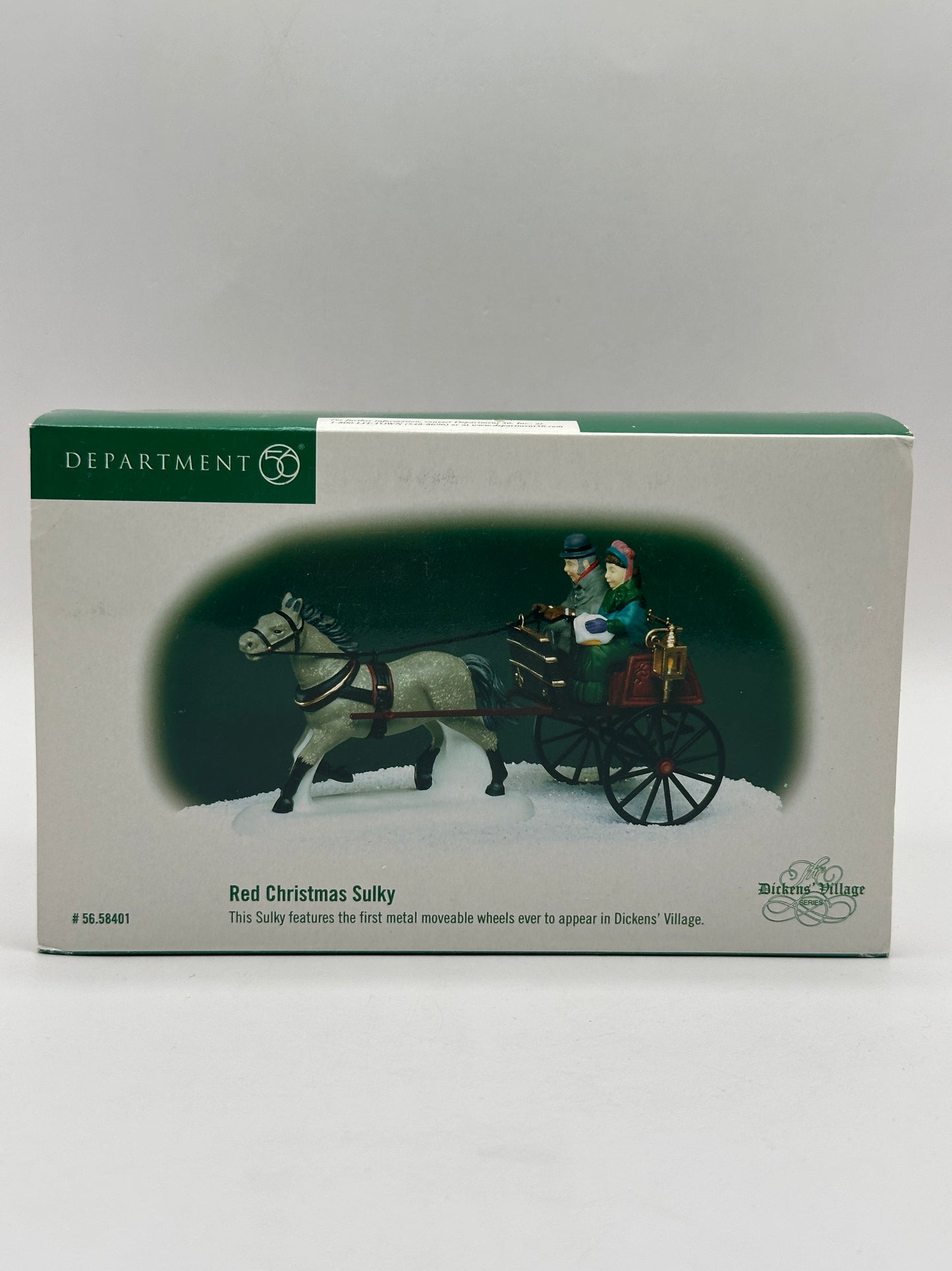 Department 56 - Red Christmas Sulky - Dickens' Village