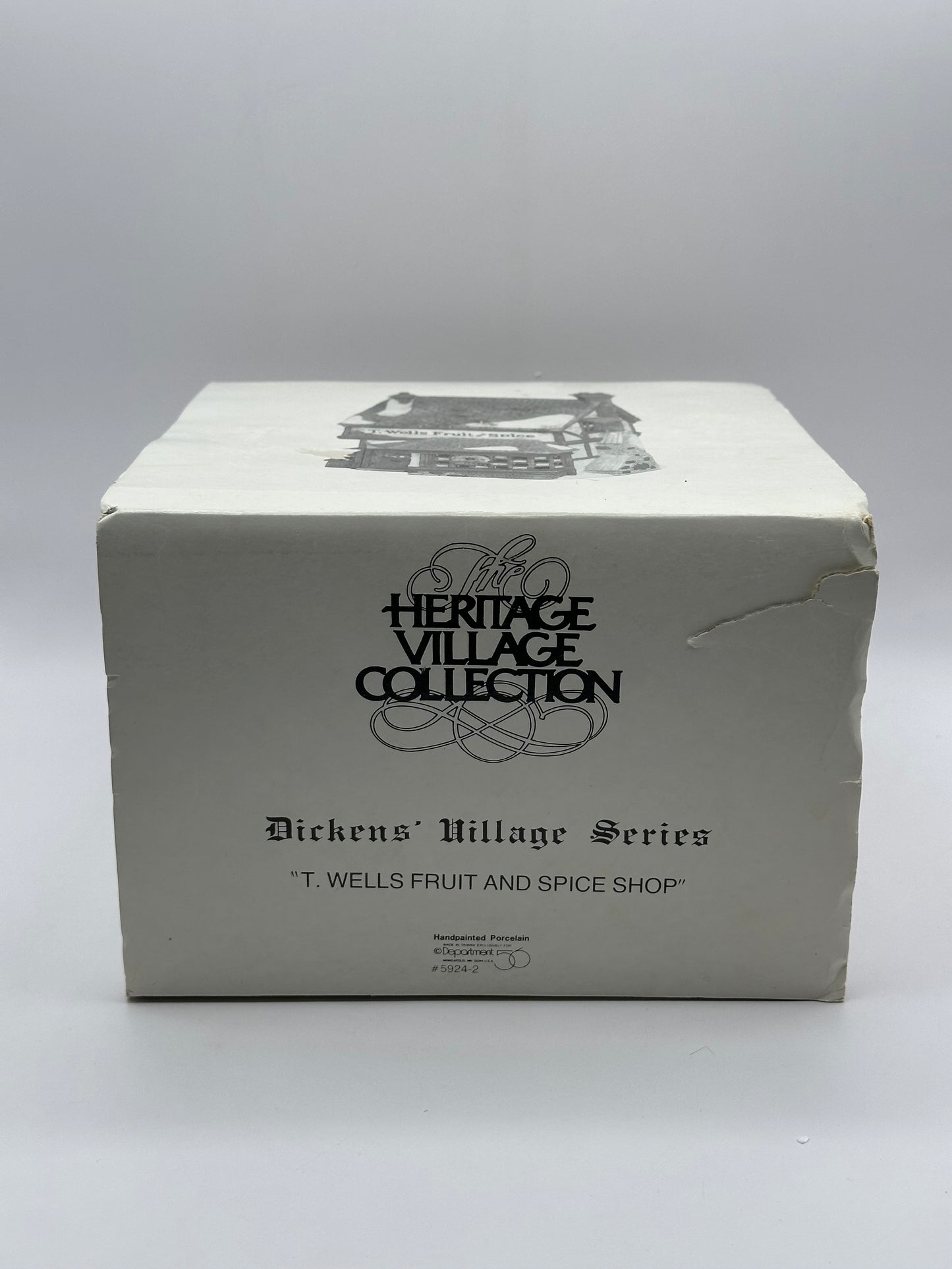 Department 56 - T. Wells Fruit And Spice Shop - Dickens’ Village