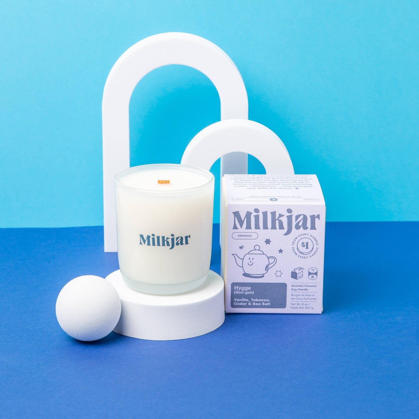 Milk Jar - Hygge - Candle