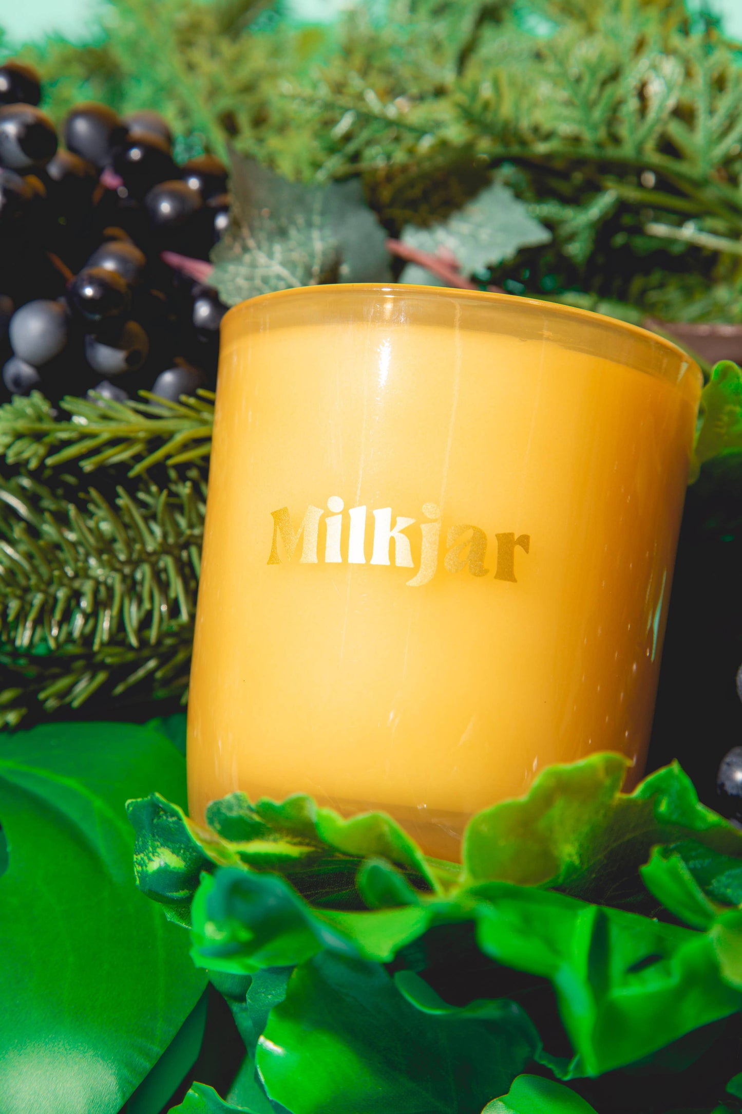 Milk Jar - Garden State - Candle