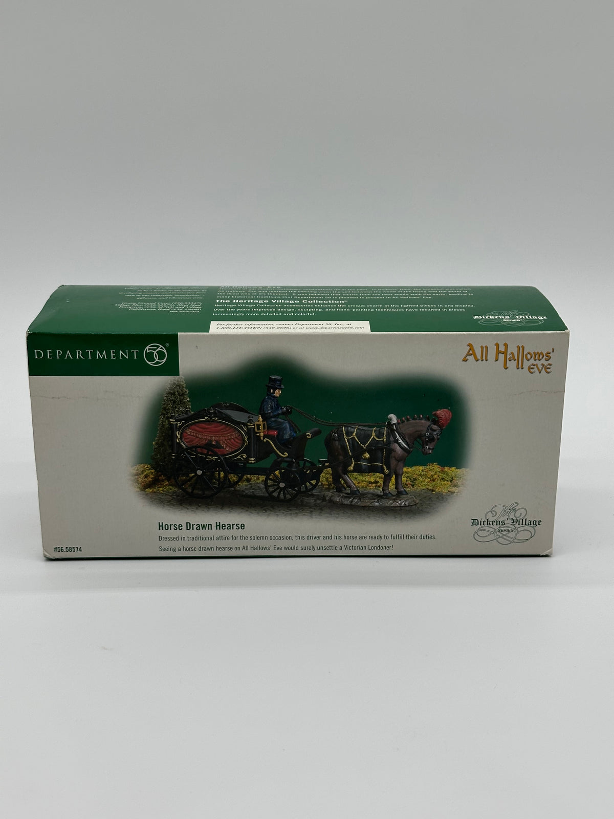Department 56 - Horse Drawn Hearse - Dickens’ Village (All Hallows' Eve)