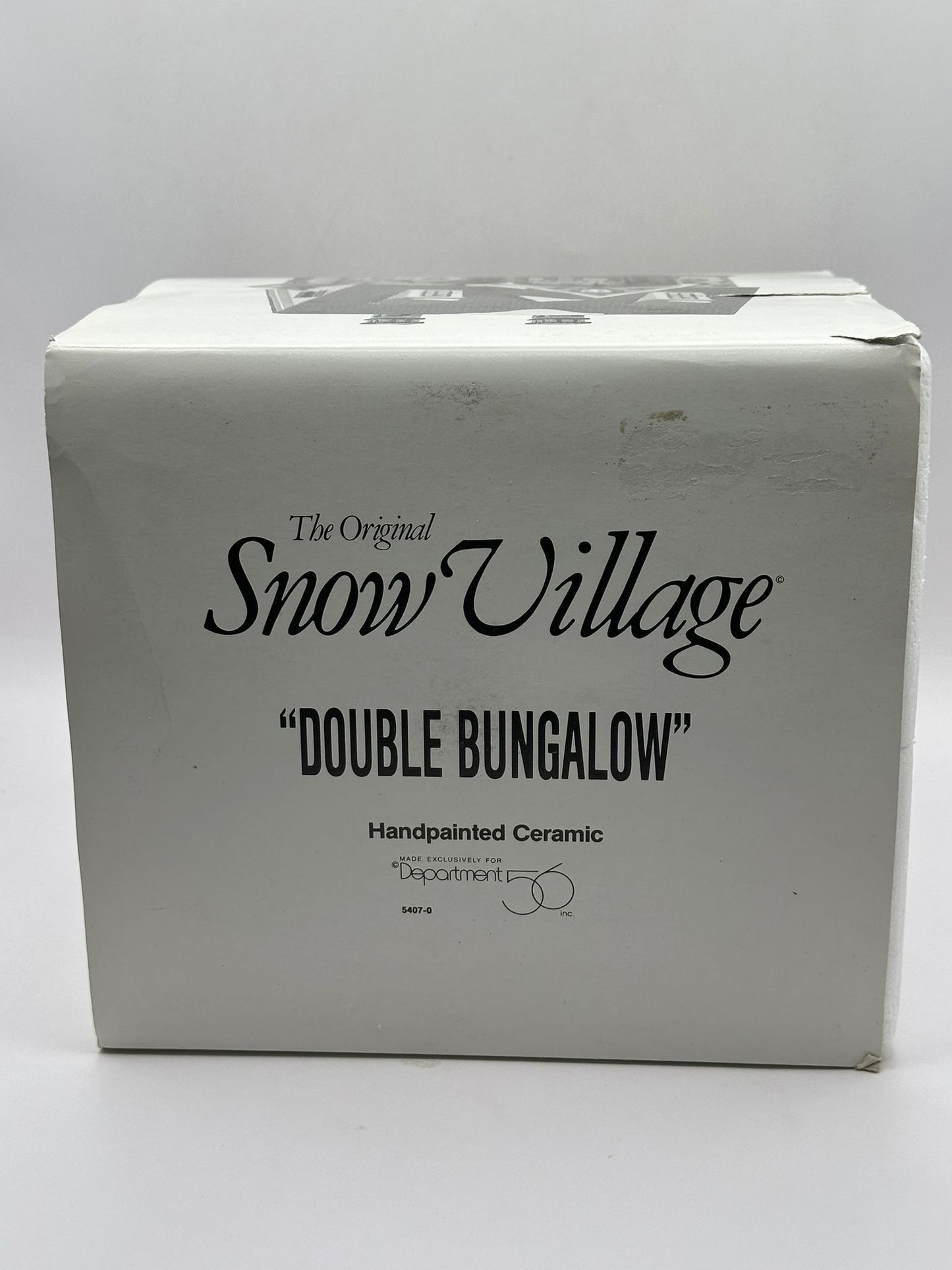 Department 56 - Double Bungalow - Original Snow Village