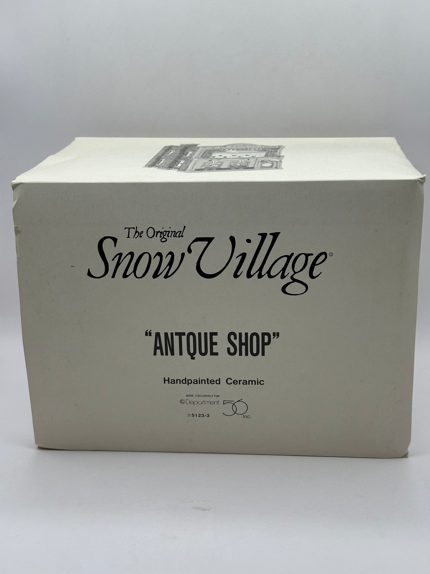 Department 56 - Antique Shop - Original Snow Village