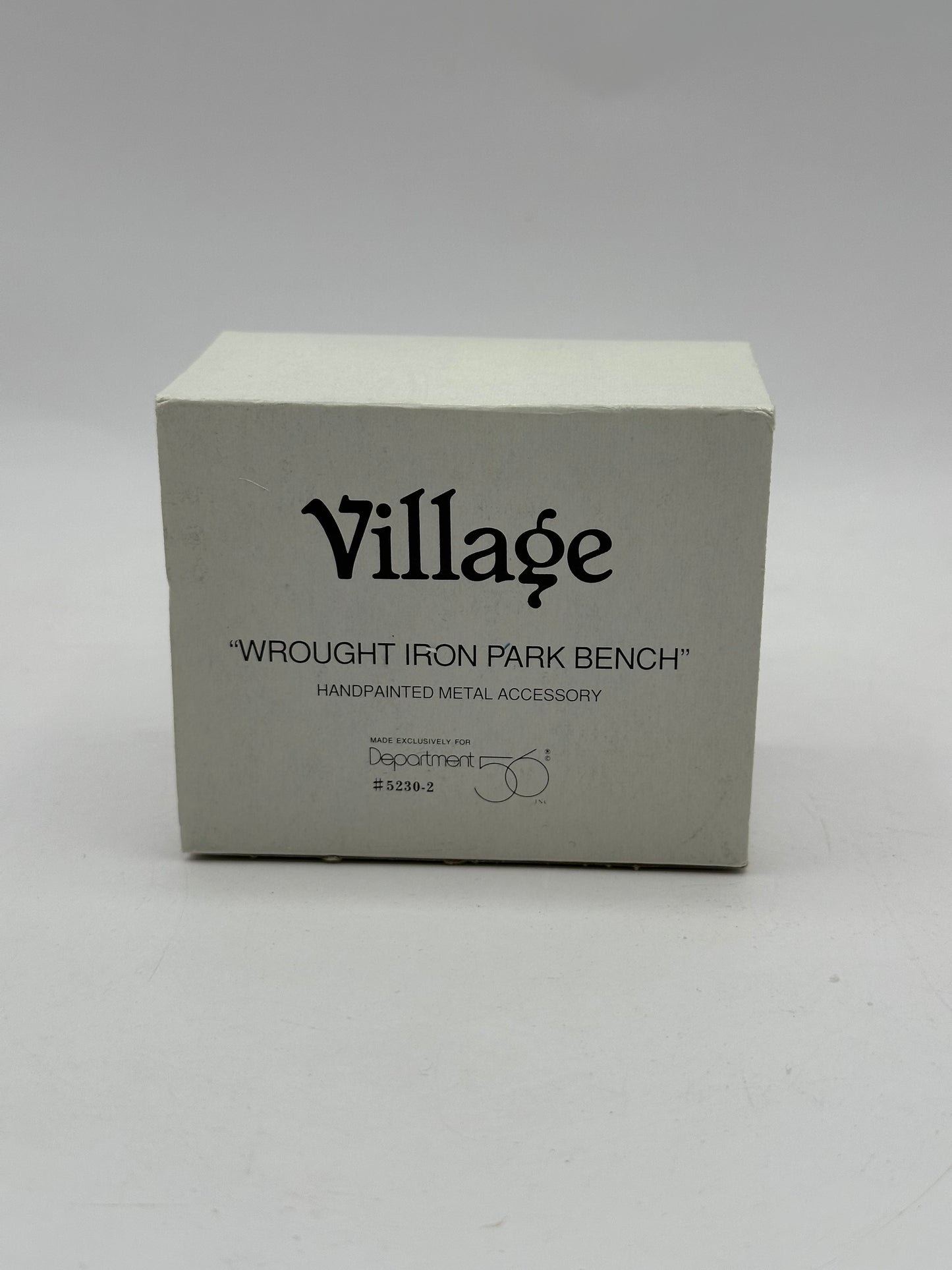 Department 56 - Village Wrought Iron Park Bench