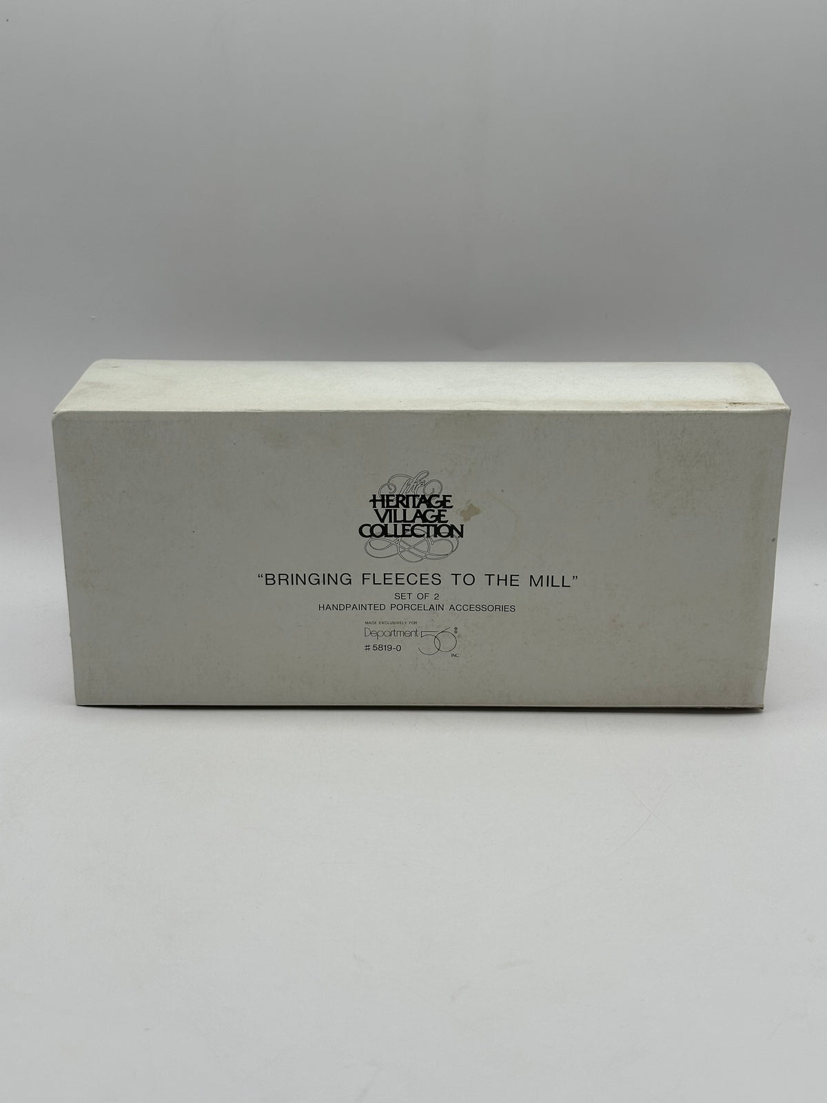 Department 56 - Bringing Fleeces To The Mill - Dickens’ Village