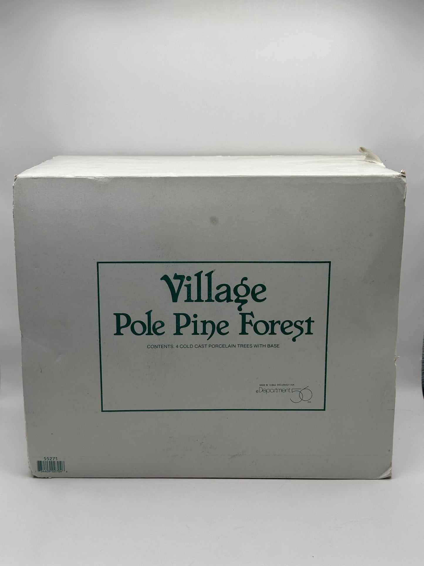 Dept 56 Village Accessories Porcelain Pole Pine Forest