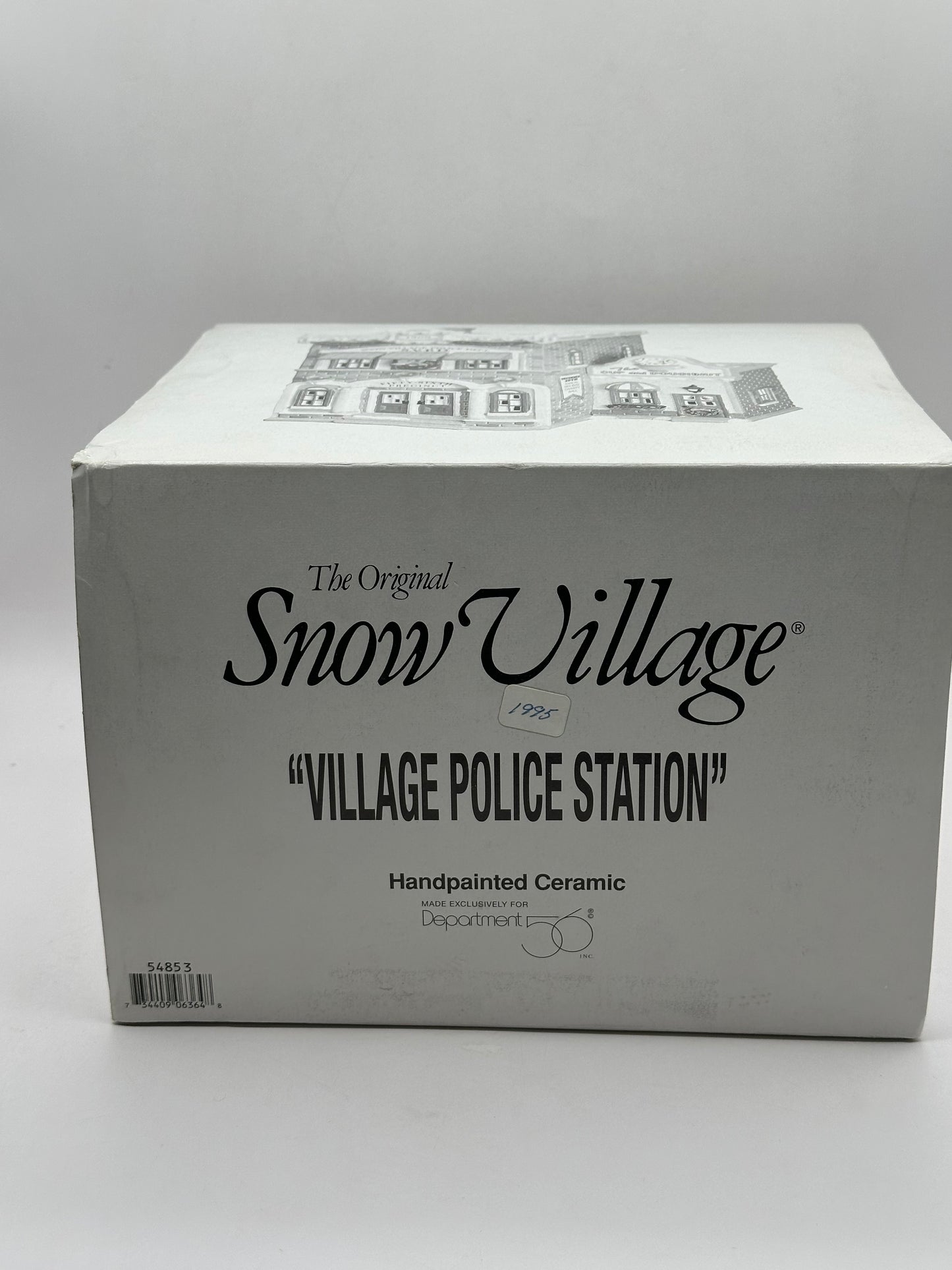 Department 56 - Village Police Station - Original Snow Village