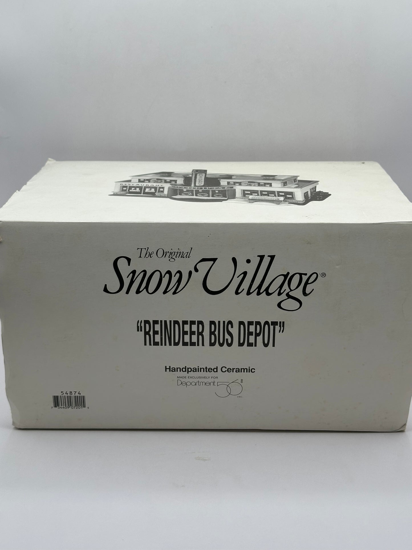 Department 56 - Reindeer Bus Depot - Original Snow Village