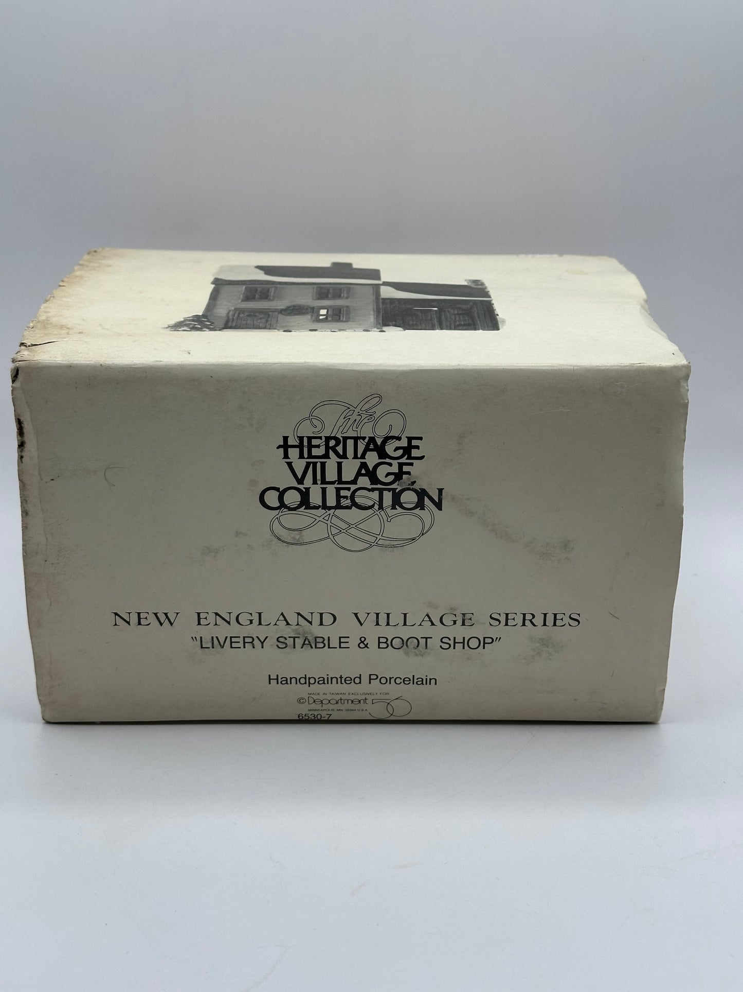 Department 56 - Livery Stable & Boot Shop - New England Village