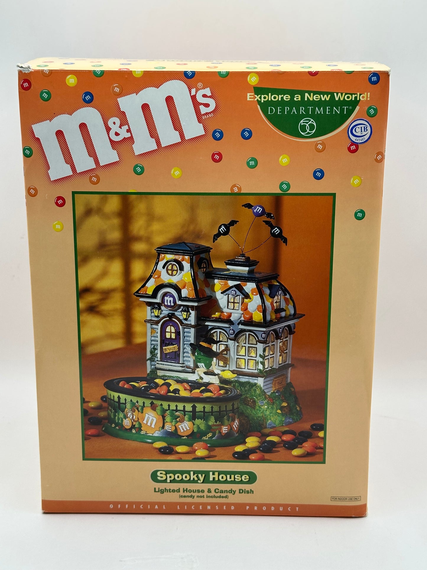 Department 56 - M&M's Spooky House Lighted House & Candy Dish