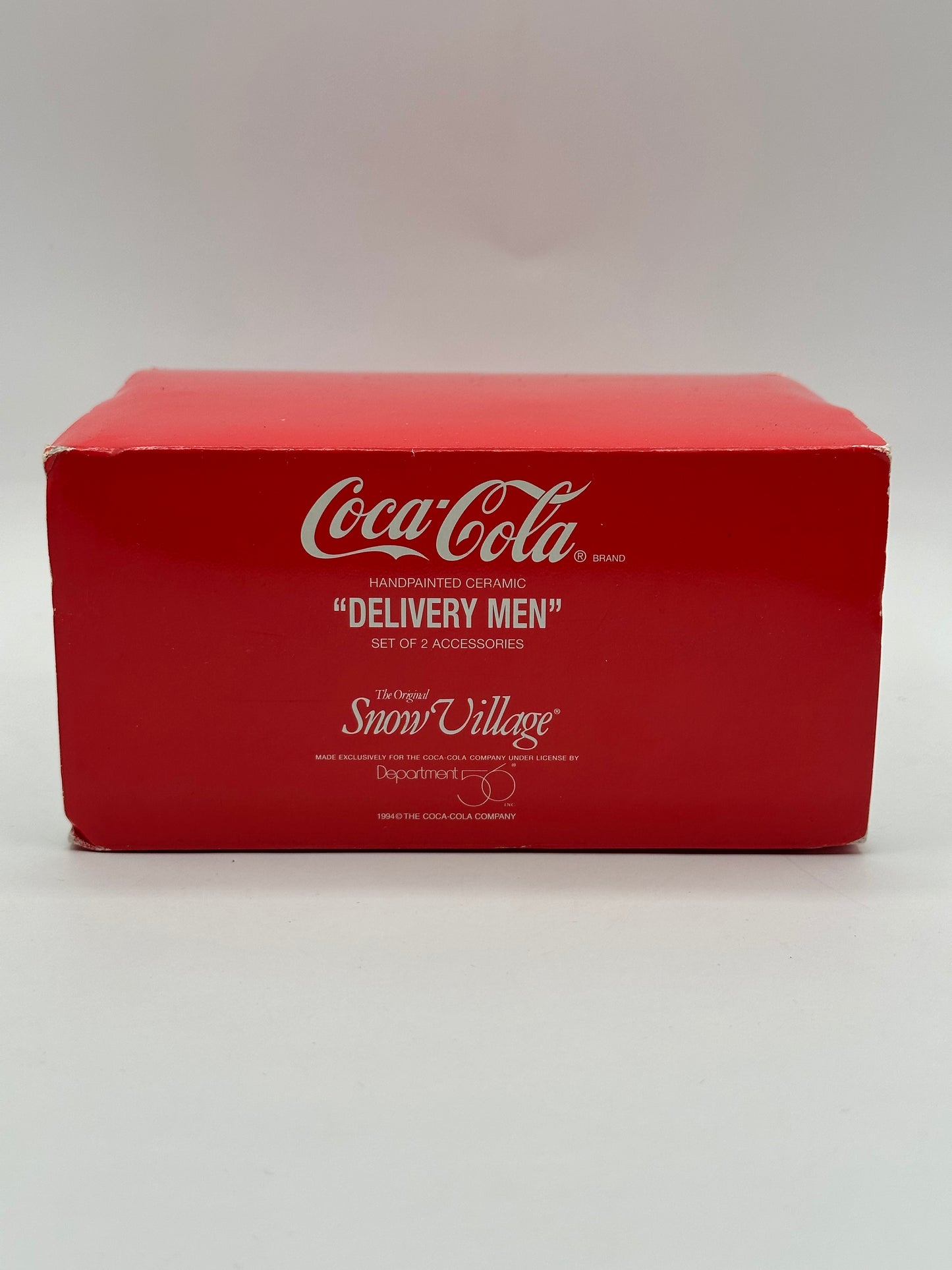 Department 56 - Coca-Cola Delivery Men - Original Snow Village