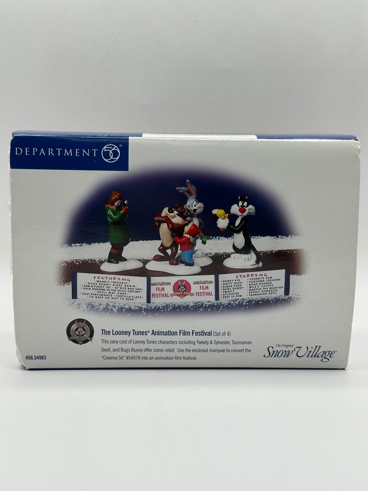 Department 56 - The Looney Tunes Animation Film Festival - Original Snow Village