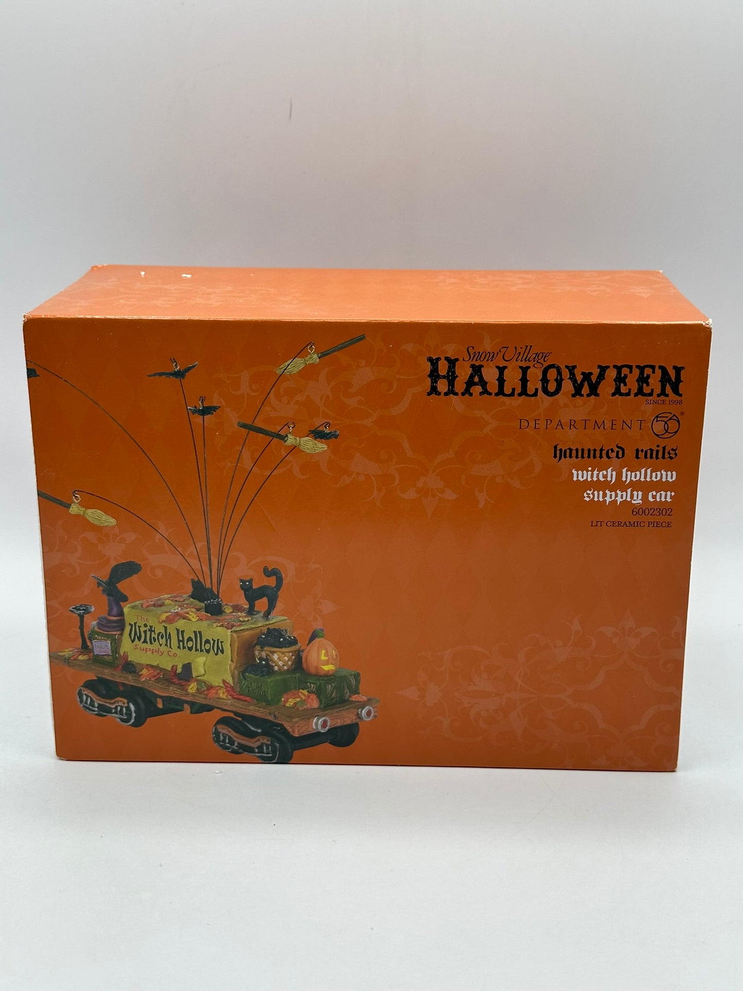 Department 56 - Haunted Rails Witch Hollow Supply Car - Snow Village Halloween