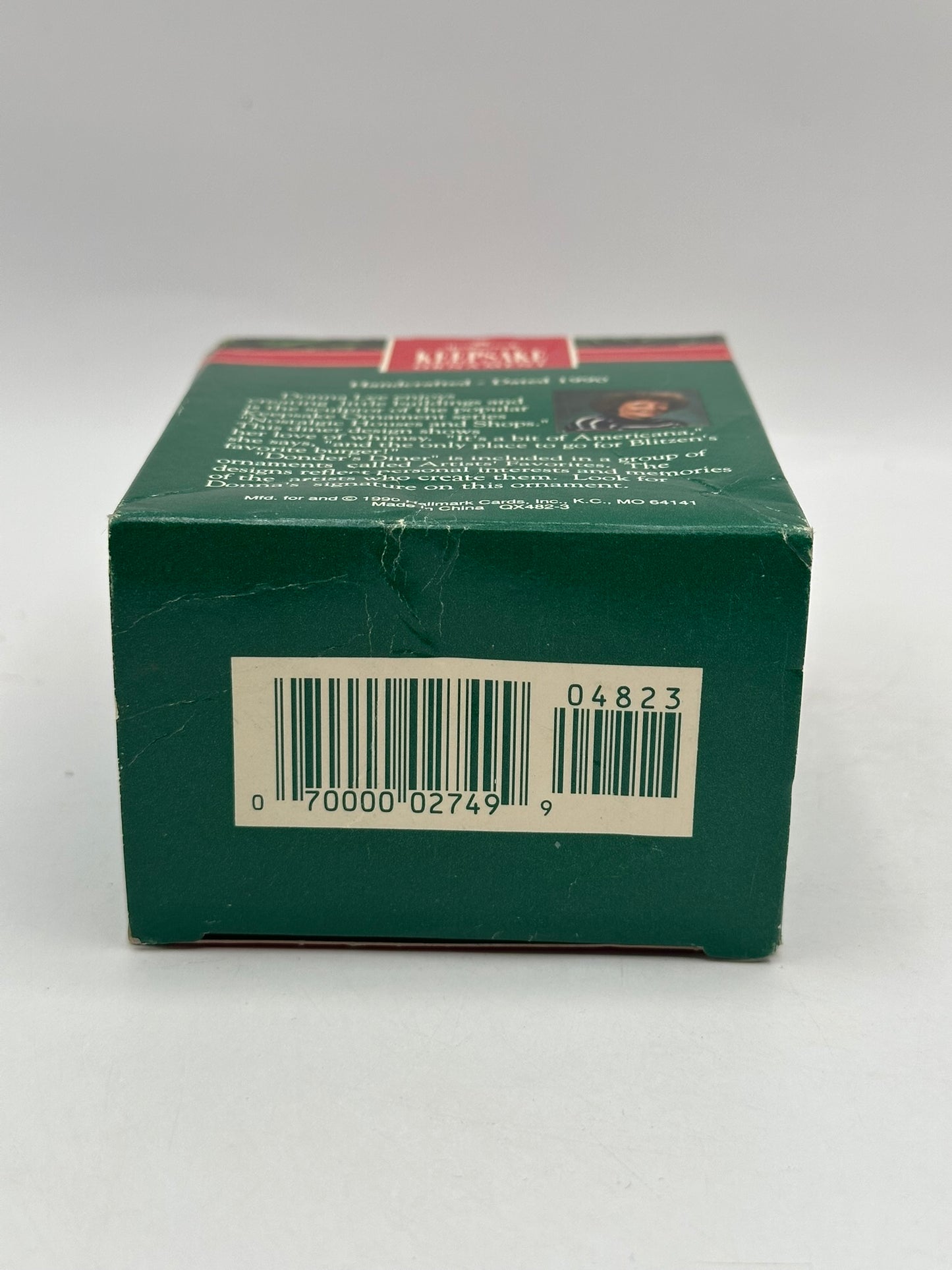 1990 Donder's Diner Hallmark Keepsake Ornament