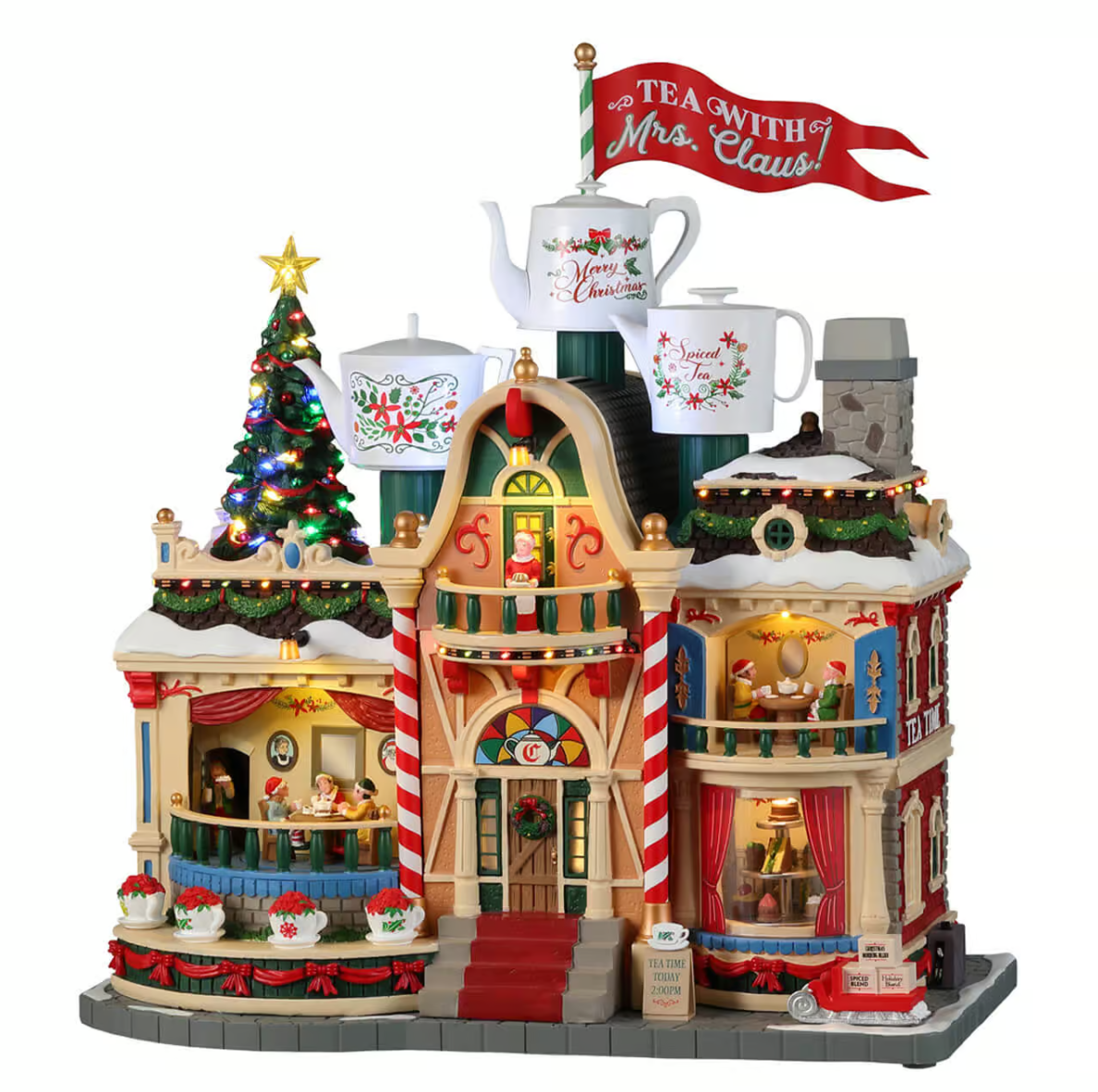 Lemax Tea With Mrs. Claus - Santa's Wonderland Christmas village collectible