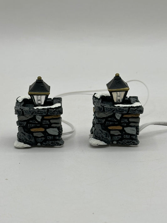 Department 56 - Limestone Lamps - Village Accessories