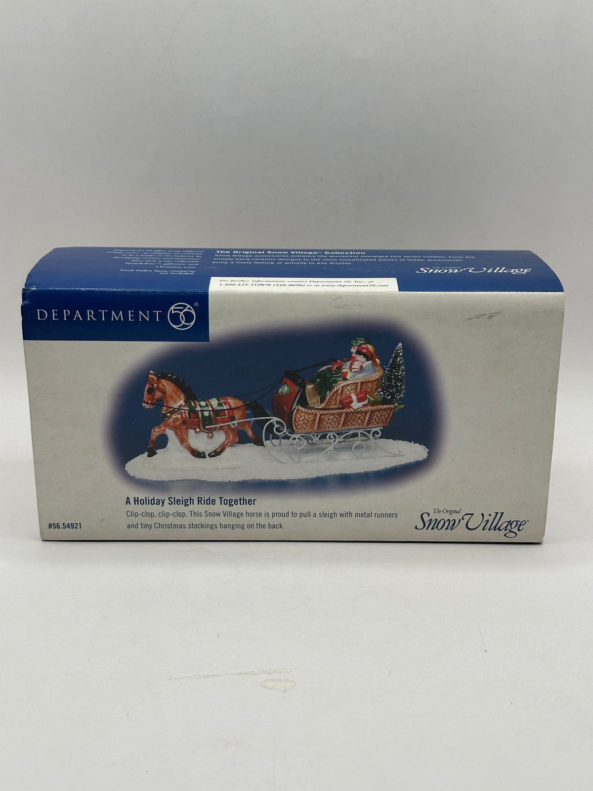 Department 56 - A Holiday Sleigh Ride Together - Original Snow Village