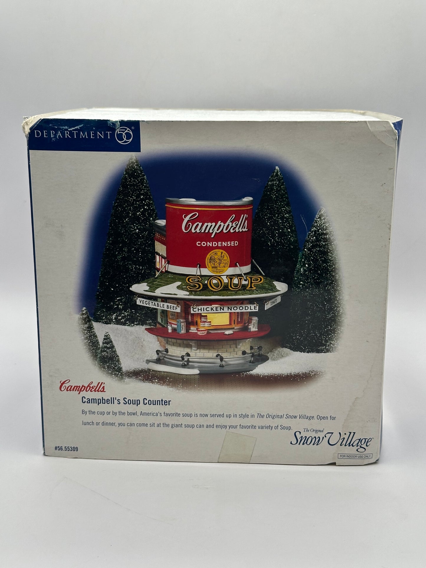 Department 56 - Campbell's Soup Counter - Original Snow Village