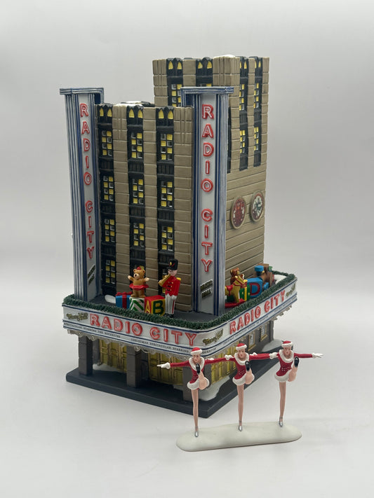 Department 56 - Radio City Music Hall with Radio City Rockettes - Christmas in the City