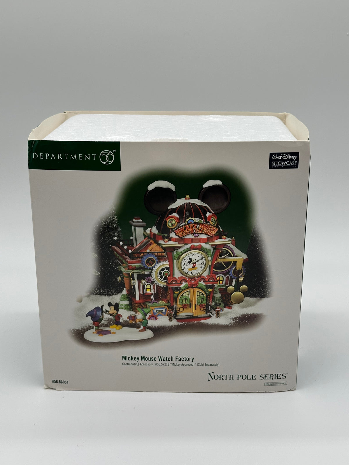 Department 56 - Mickey Mouse Watch Factory - North Pole Series