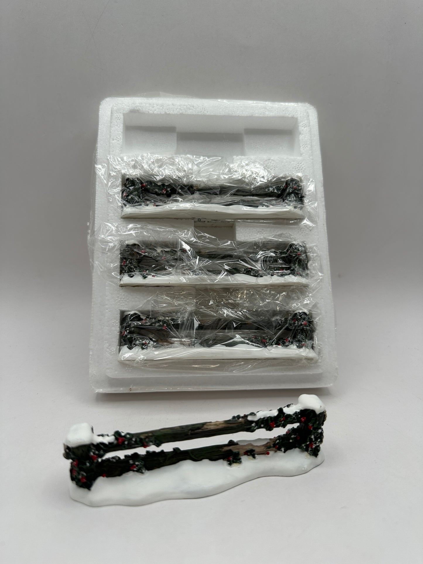 Department 56 - Holly Split Rail Fence - Village Accessories