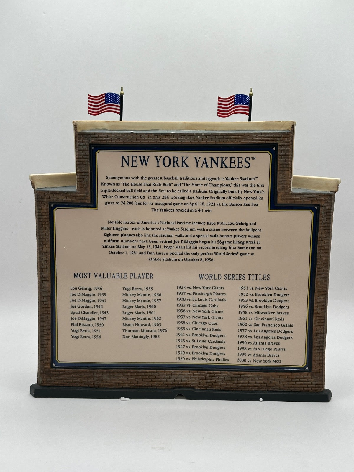Department 56 - Yankee Stadium - Christmas in the City