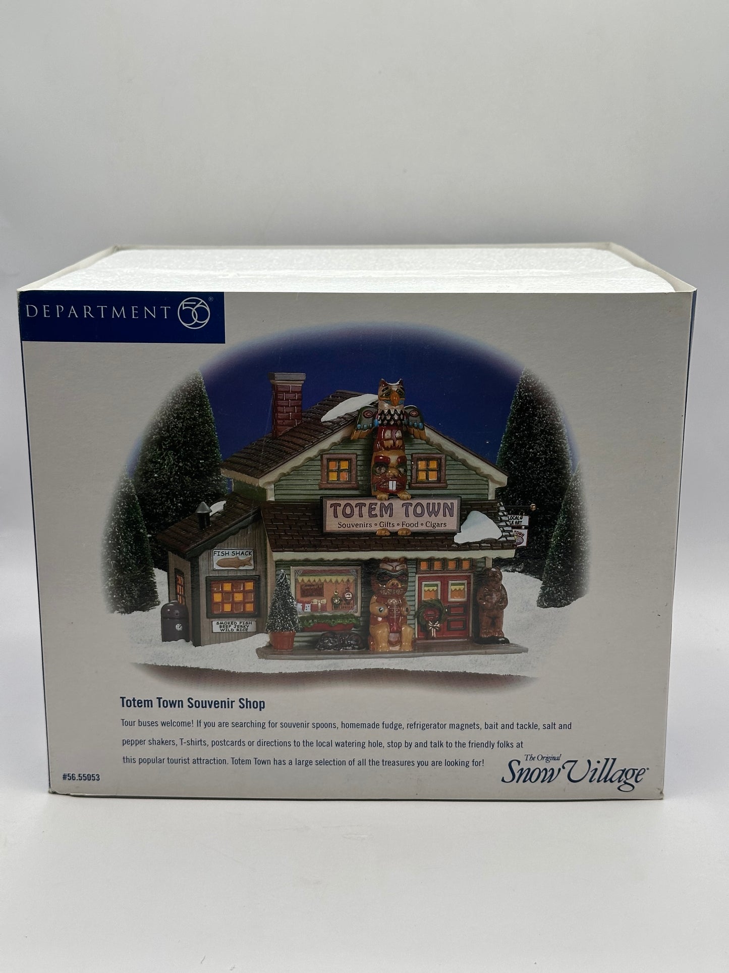 Department 56 - Totem Town Souvenir Shop - Original Snow Village