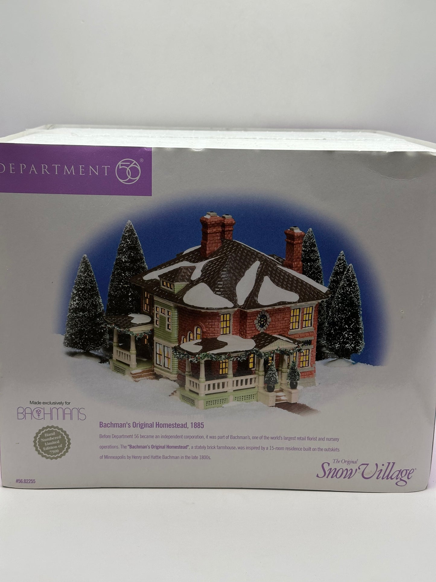 Department 56 - Bachman's Original Homestead, 1885 - Original Snow Village