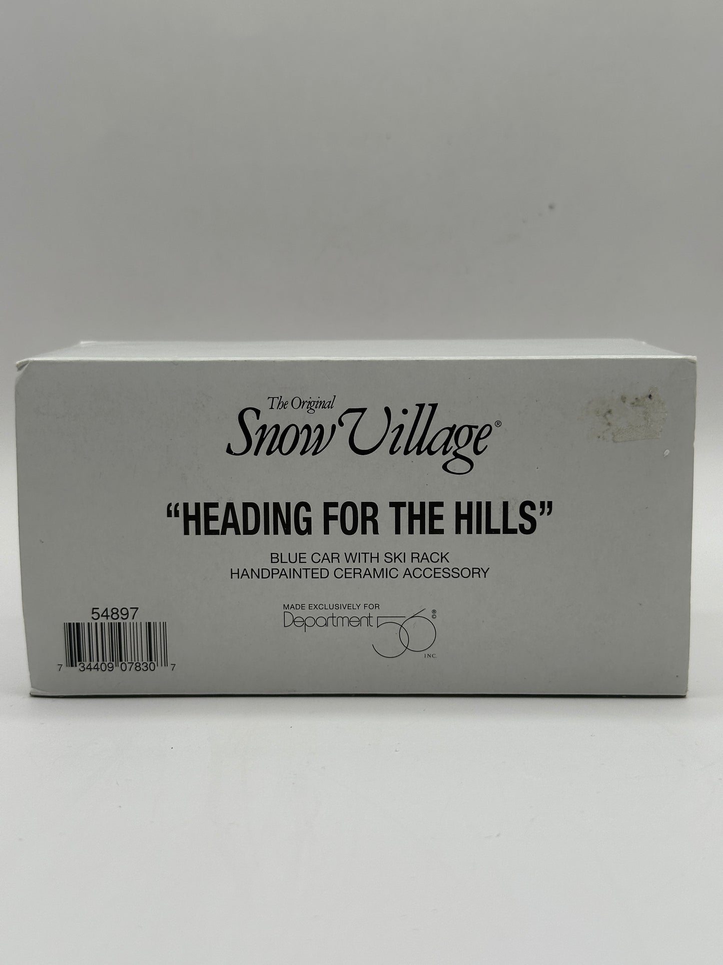 Department 56 - Heading For The Hills (Blue) - Original Snow Village