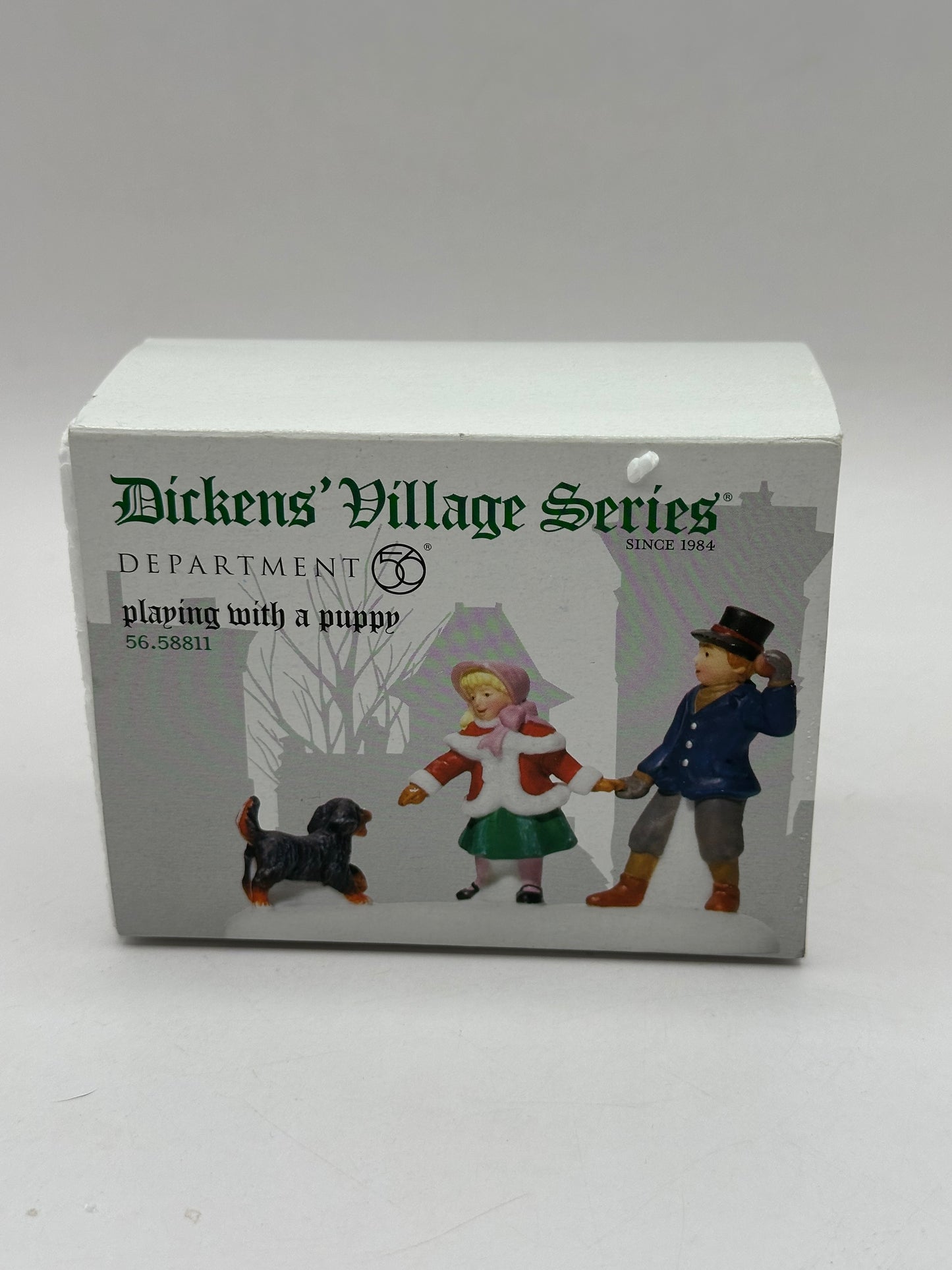 Department 56 - Playing With Puppies - Dickens' Village