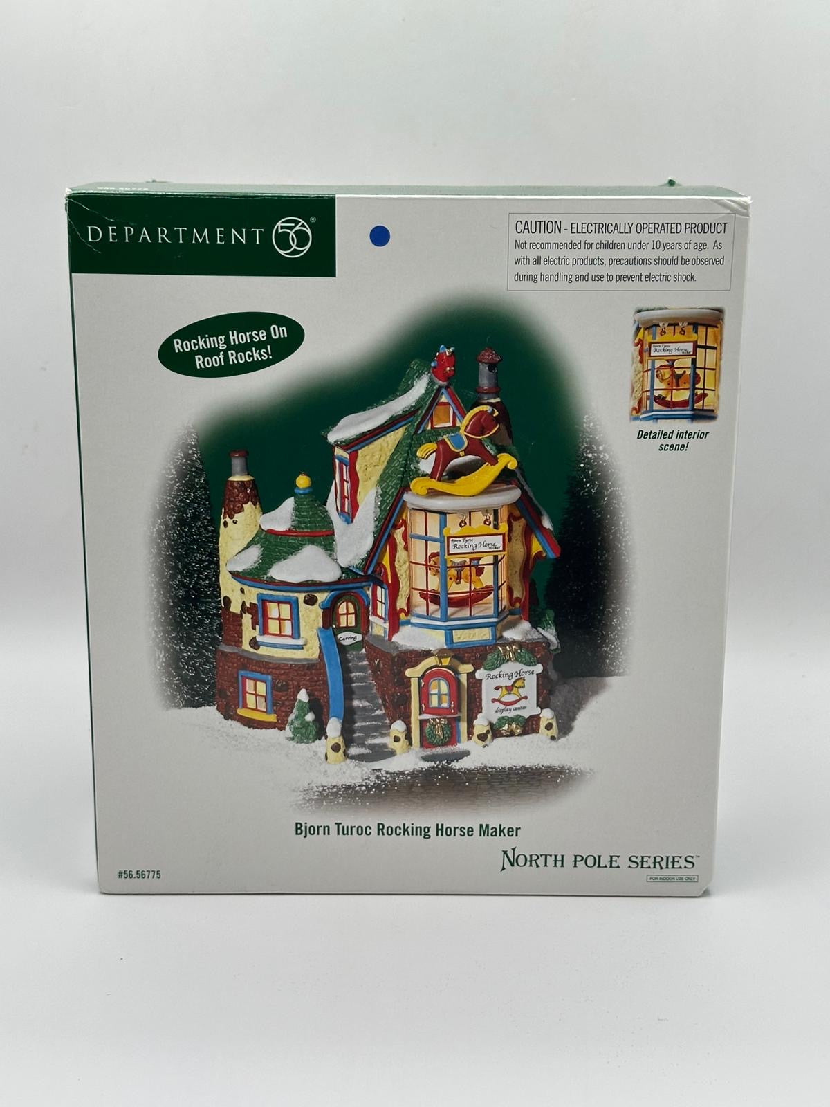 Department 56 - Bjorn Turoc Rocking Horse Maker - North Pole Series