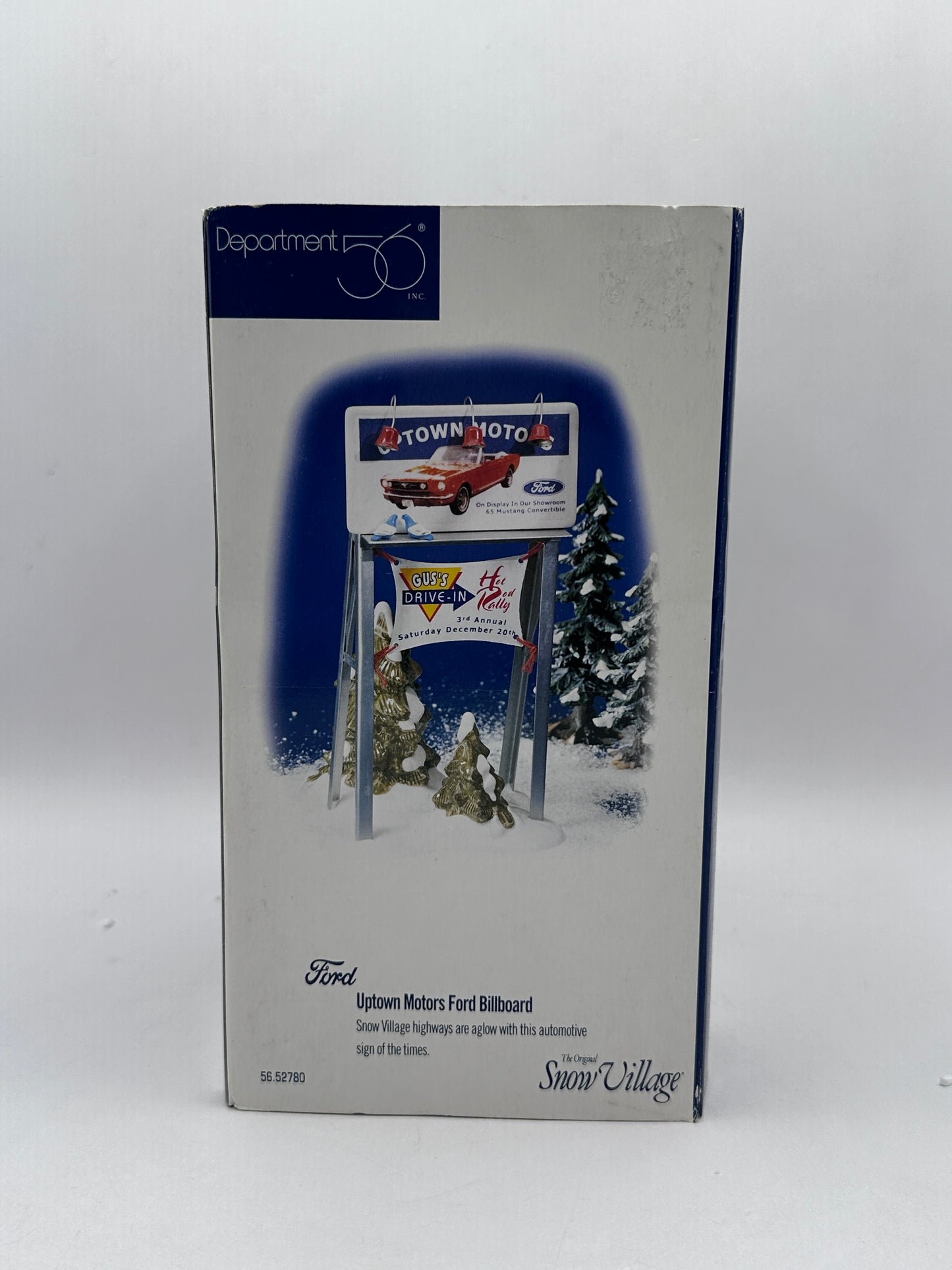 Department 56 - Uptown Motors Ford Billboard - Original Snow Village
