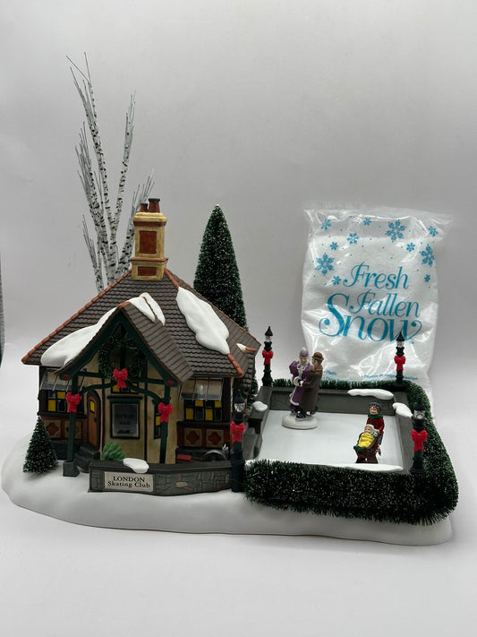 Department 56 - London Skating Club - Dickens' Village (Skaters Do Not Move)