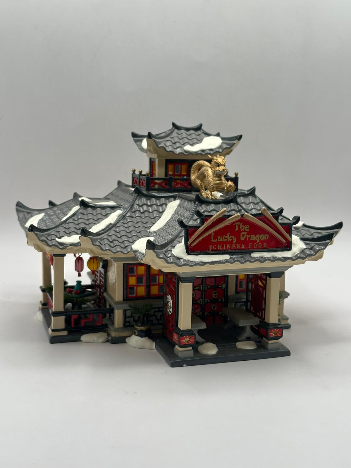 Department 56 - Lucky Dragon Restaurant - Original Snow Village