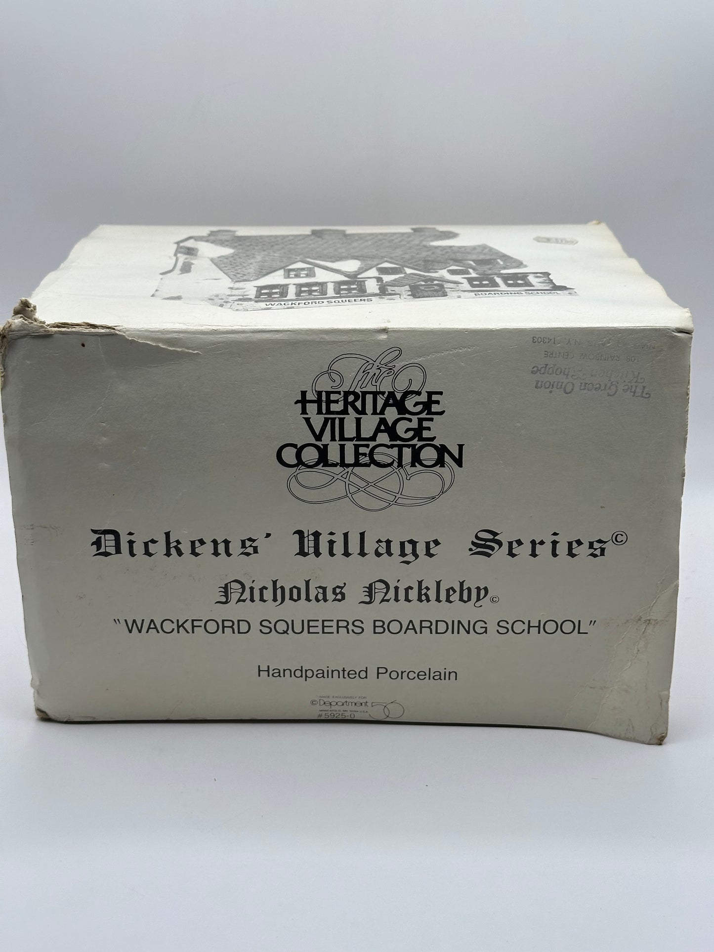 Department 56 - Wackford Squeers Boarding School - Dickens’ Village