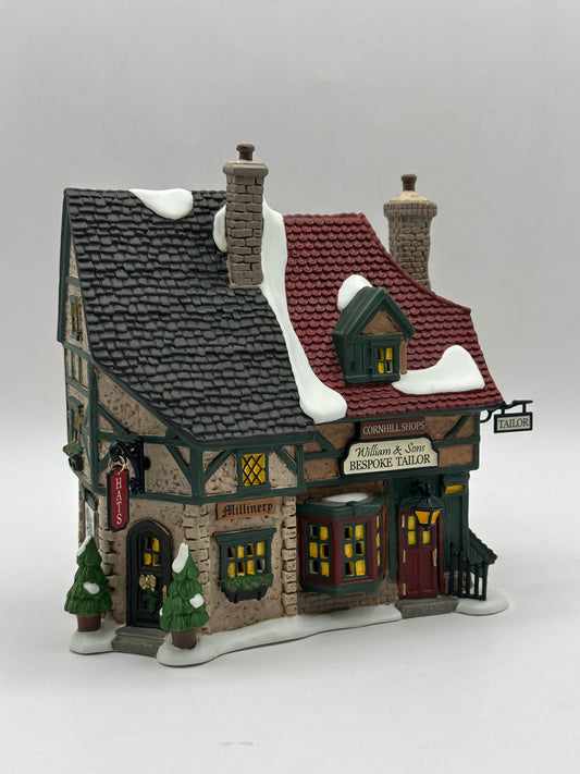 Department 56 - Cornhill Shops (A Christmas Carol) - Dickens' Village