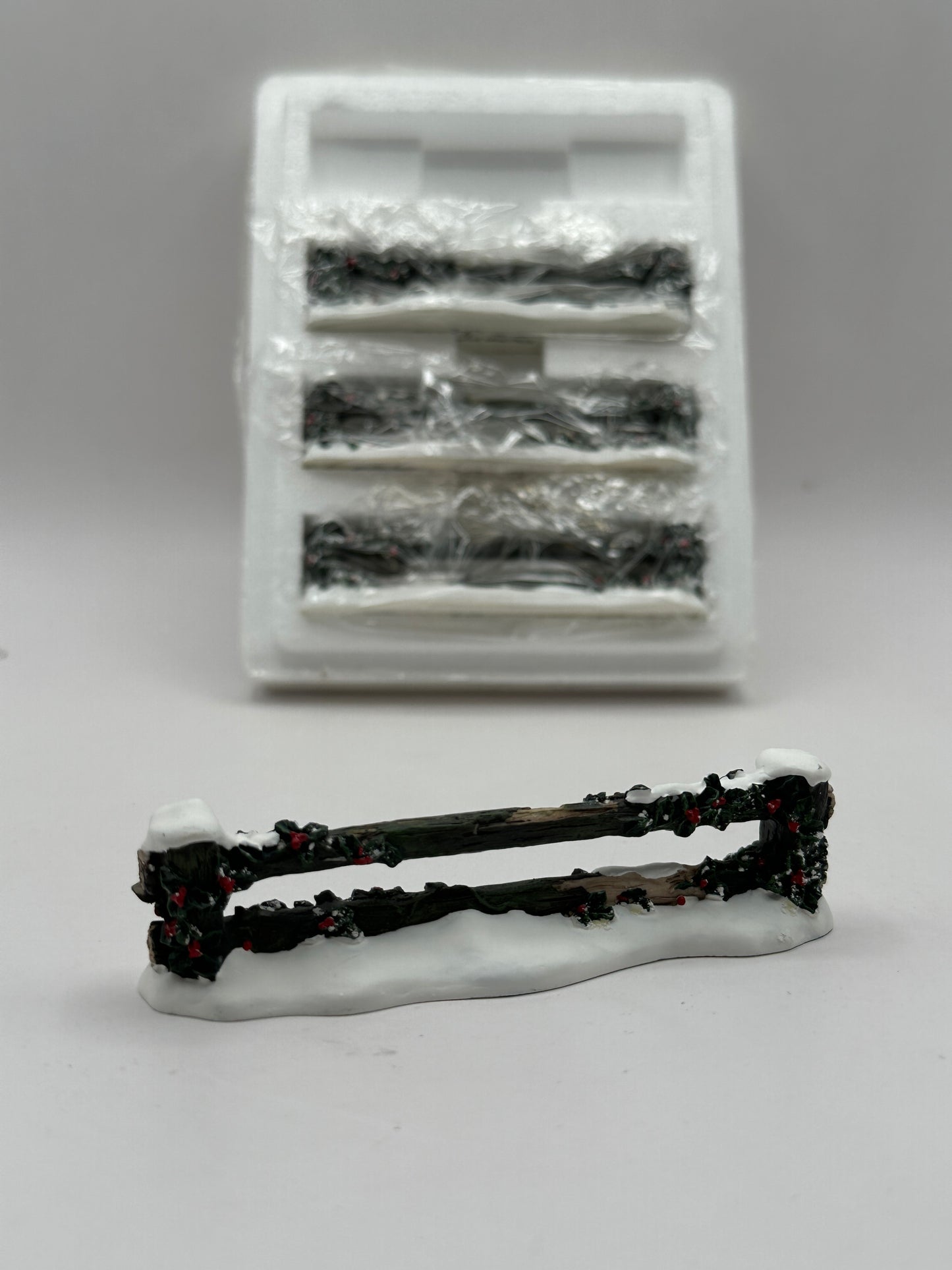 Department 56 - Holly Split Rail Fence - Village Accessories