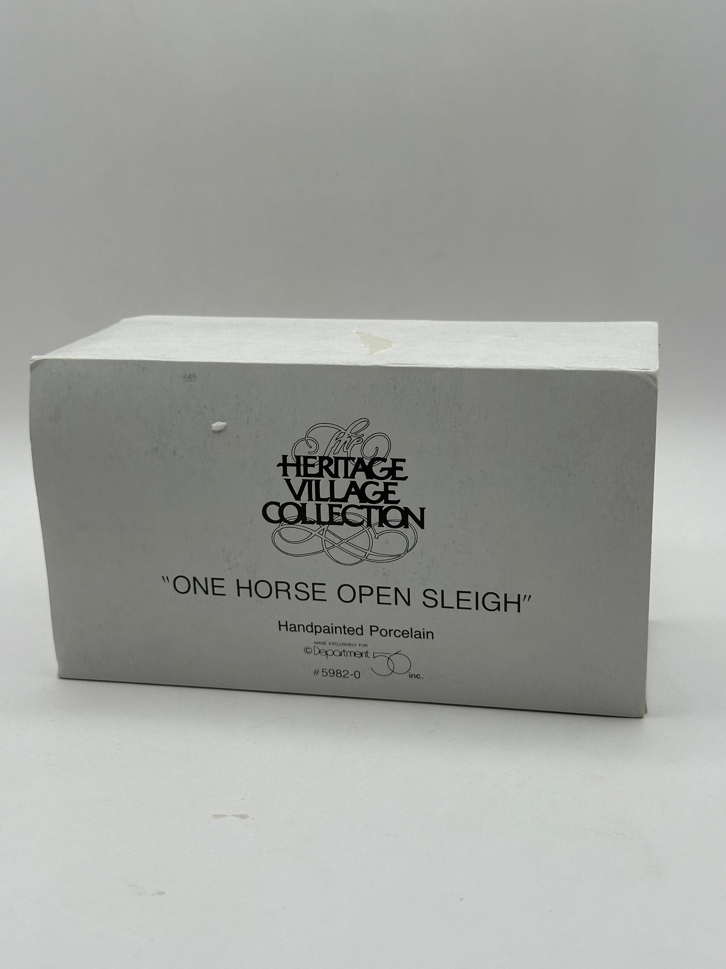 Department 56 - One Horse Open Sleigh - New England Village