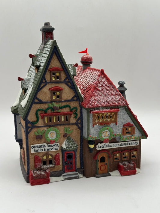 Department 56 - Obbie’s Books & Letrinka’s Candy - North Pole Serie