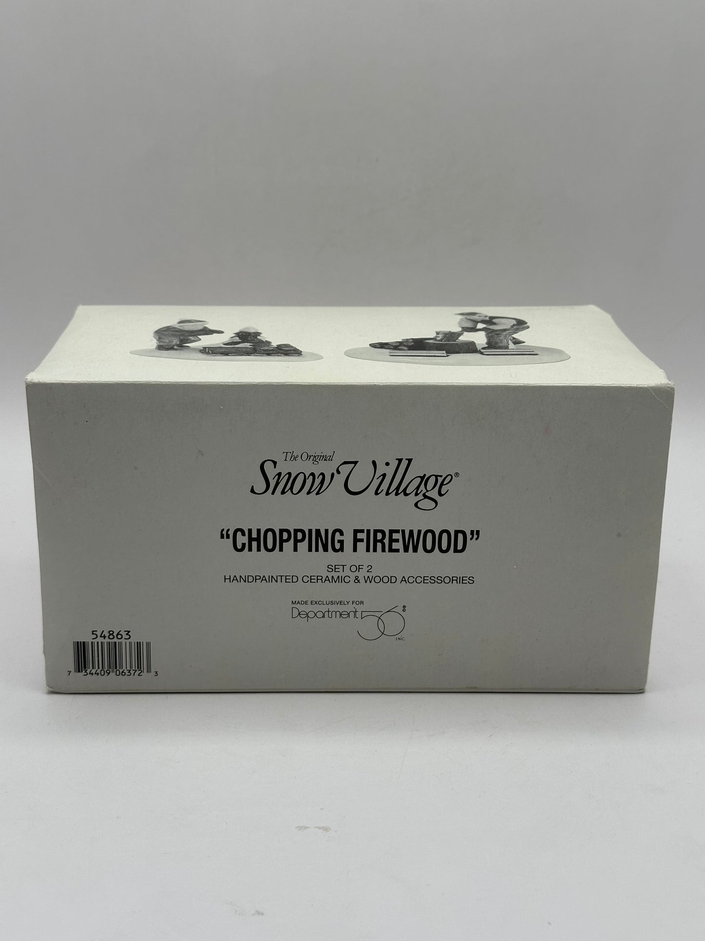 Department 56 - Chopping Firewood - Original Snow Village