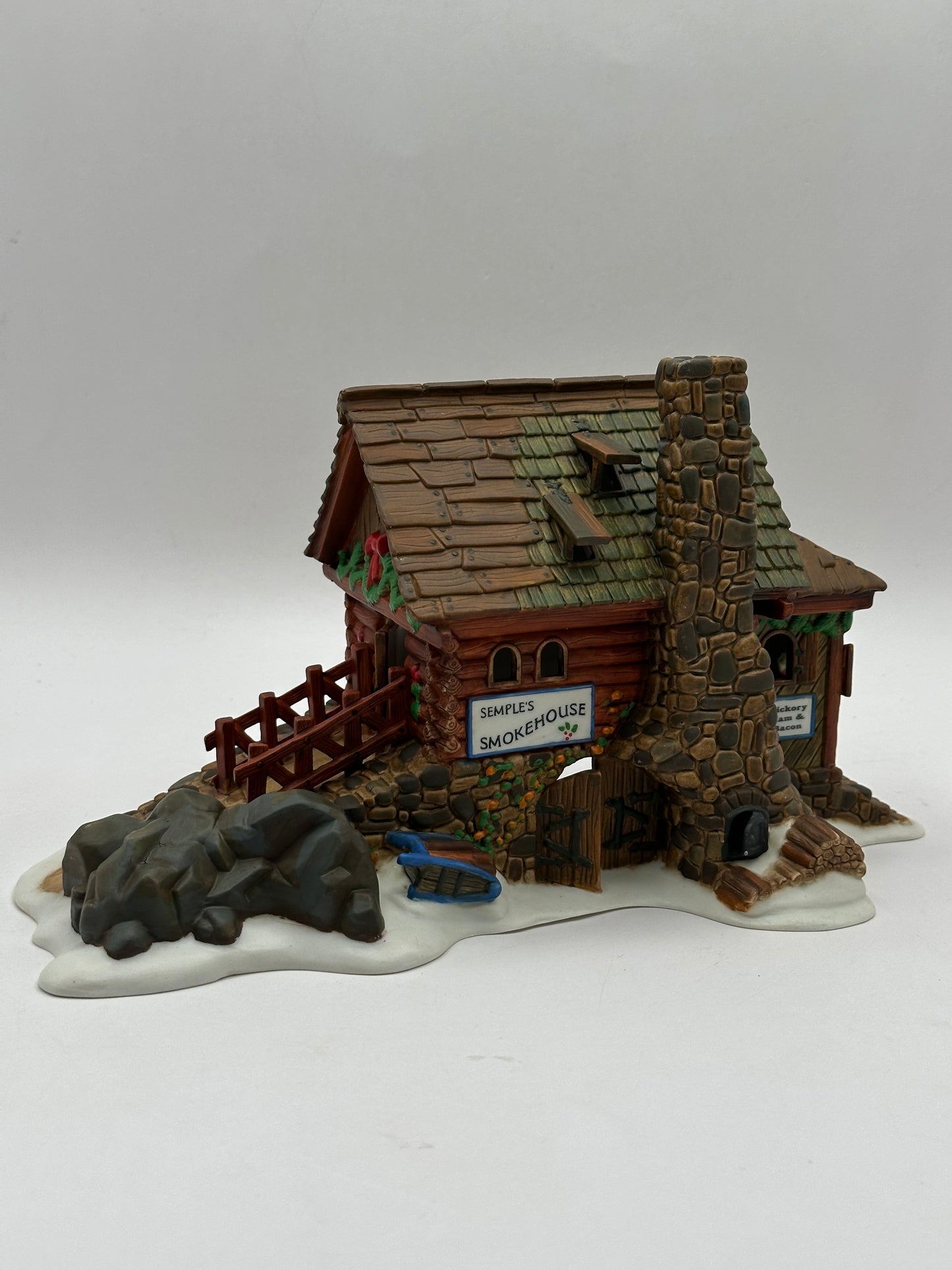 Department 56 - Semple&#39;s Smokehouse- New England Village