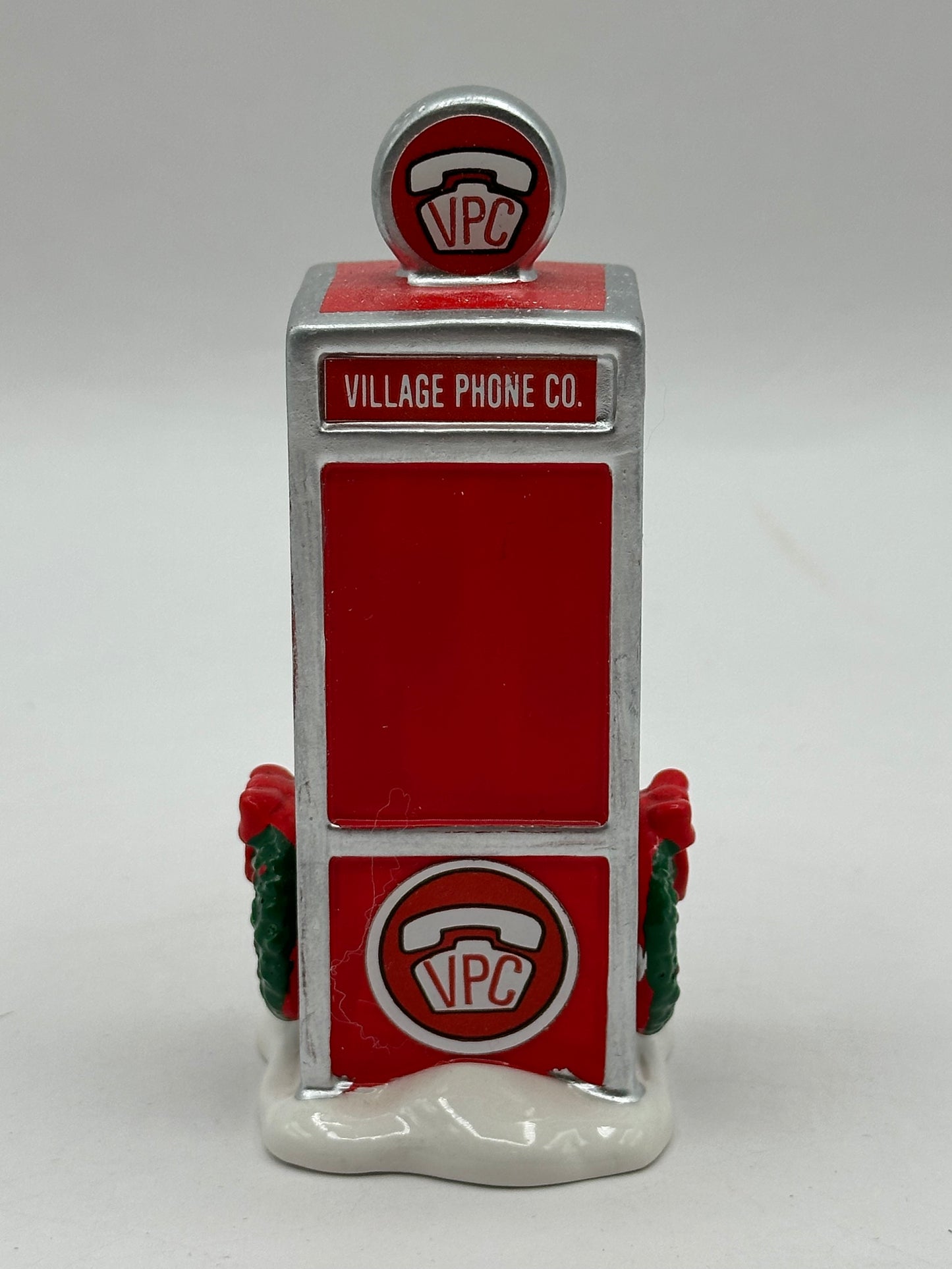 Department 56 - Village Phone Booth - Original Snow Village