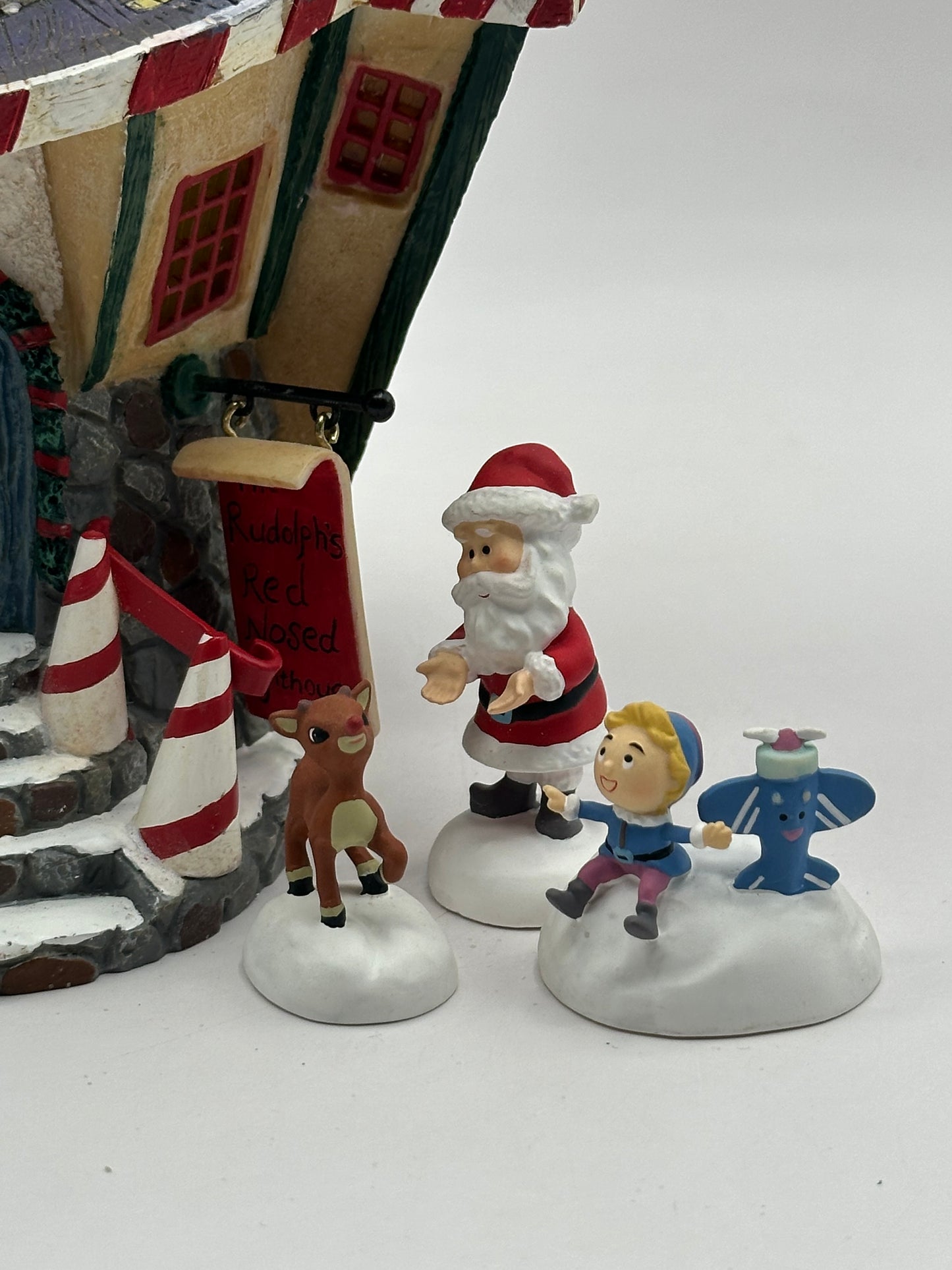 Dept 56 Storybook Village Collection Rudolph’s Red-Nosed Lighthouse